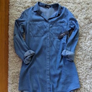 Lulu's Chambray Shirtdress NWT